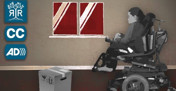 Animated image of teen in a wheelchair